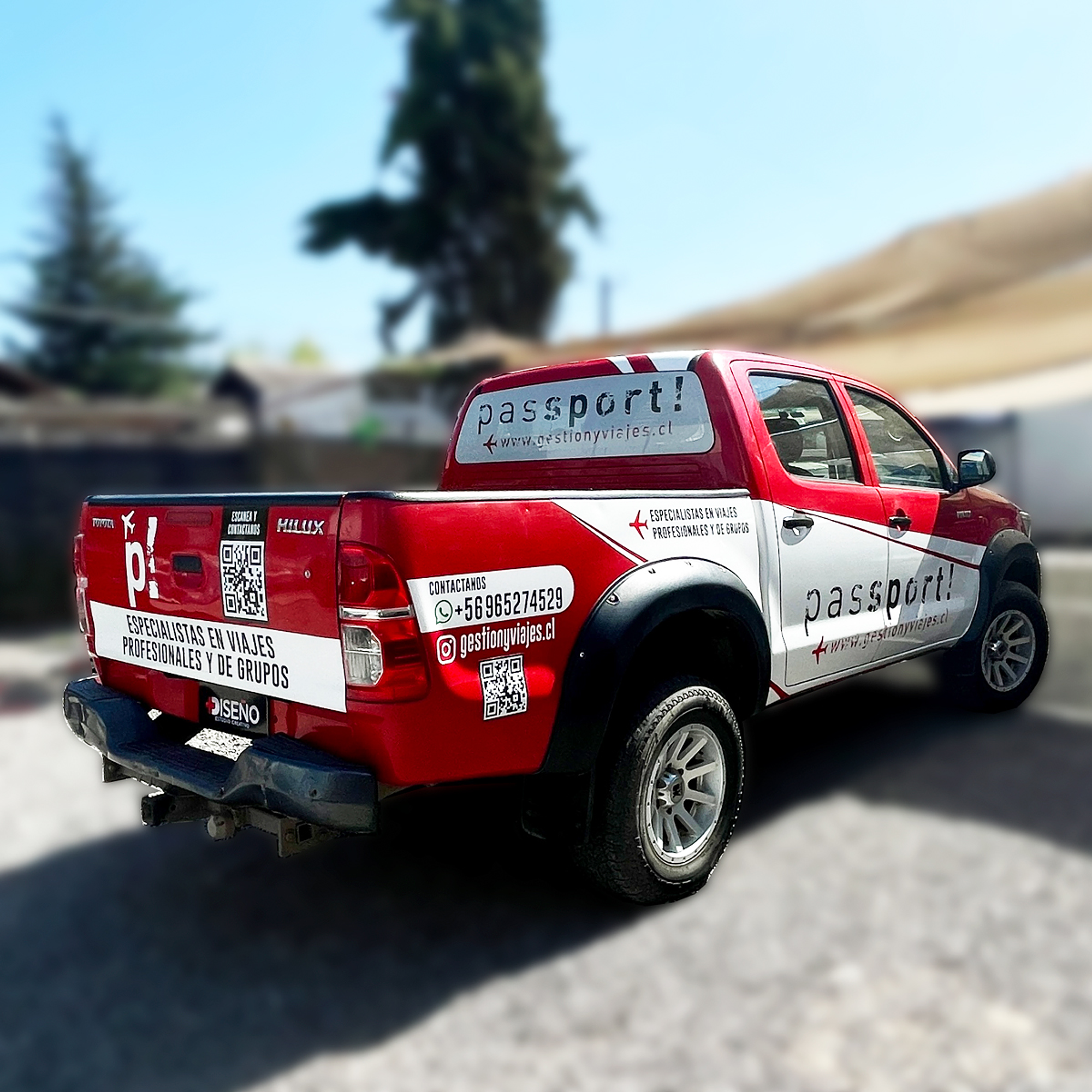 Branding Vehicular Parcial personalizado para camionetas 4x4 23