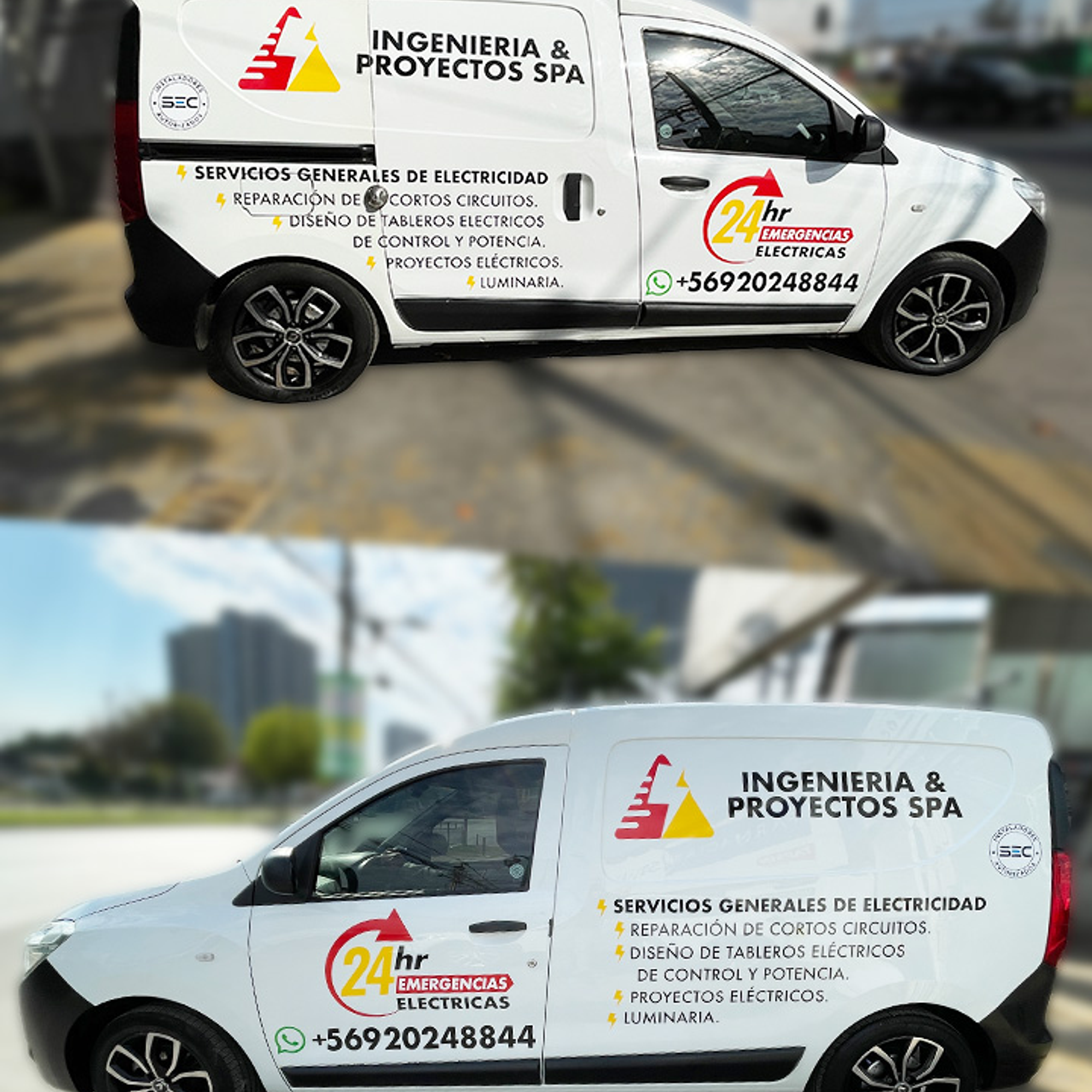 Branding Vehicular Básico personalizado para Furgones  7