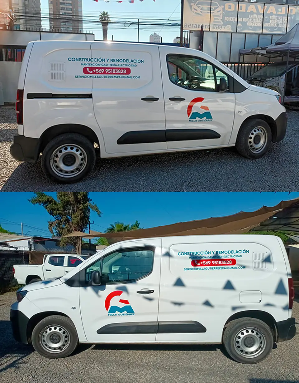 Branding Vehicular Básico personalizado para Furgones  14