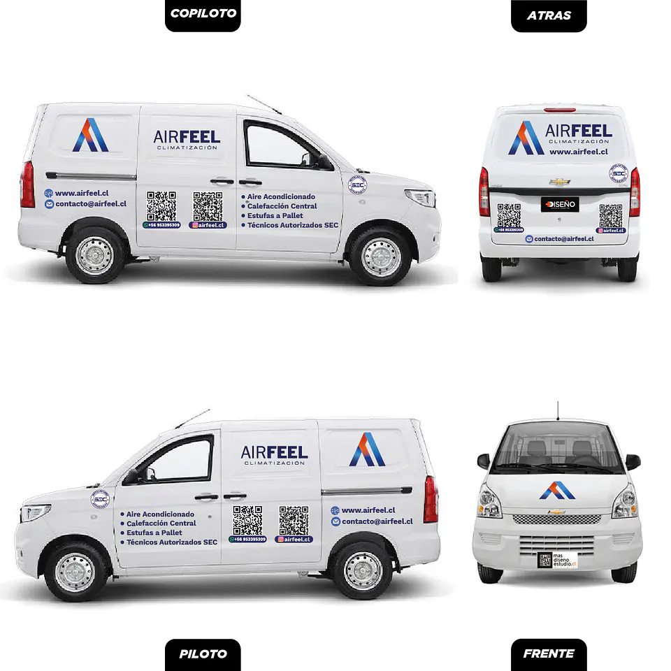 Branding Vehicular Básico personalizado para Furgones  6