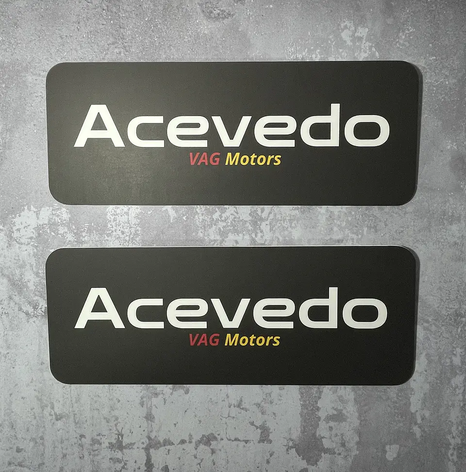 Cubre Patente borde redondeado kit 2 unidades personalizado 9