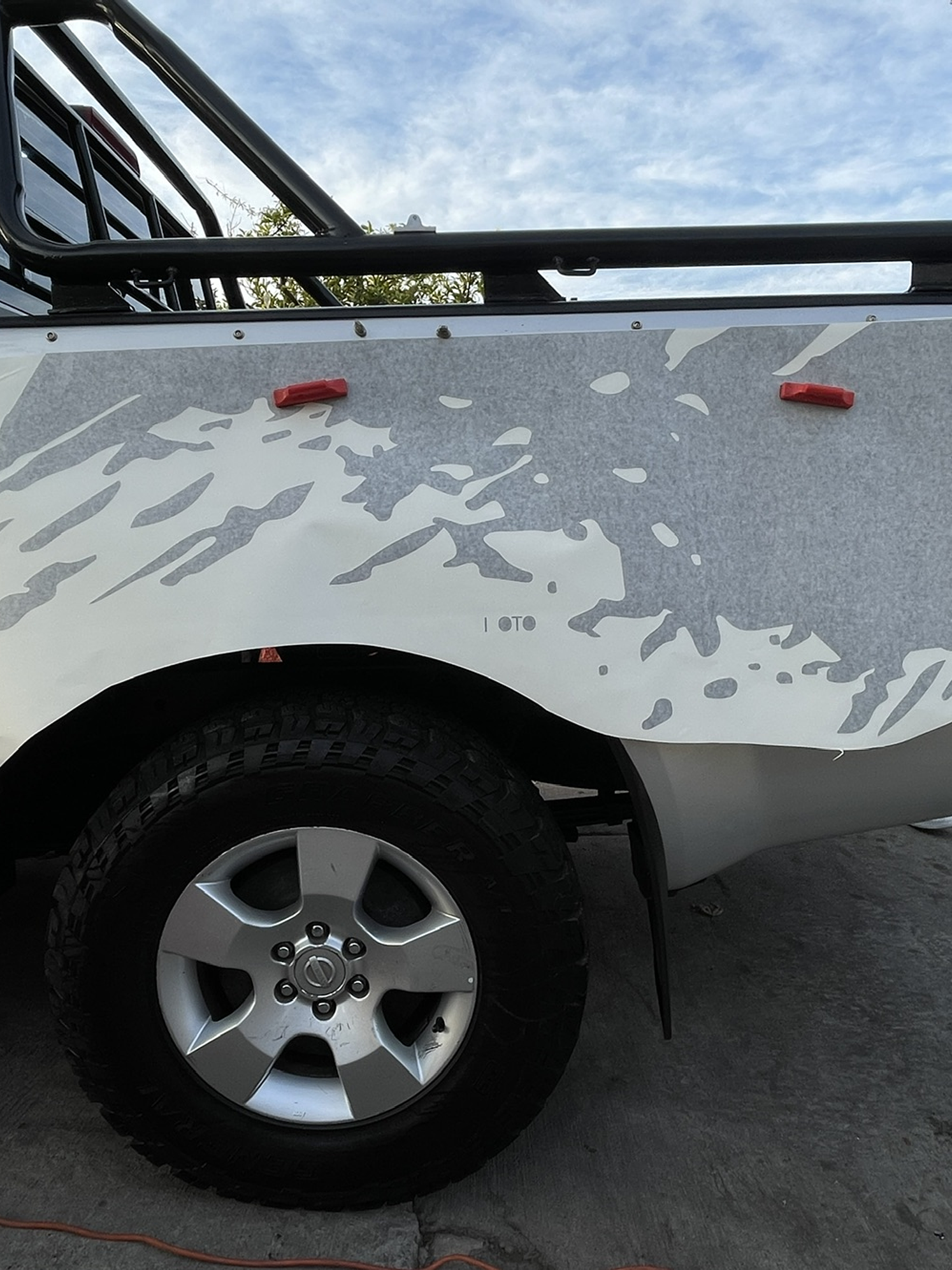 Sticker barro splash para pickup y camionetas 4x4 7