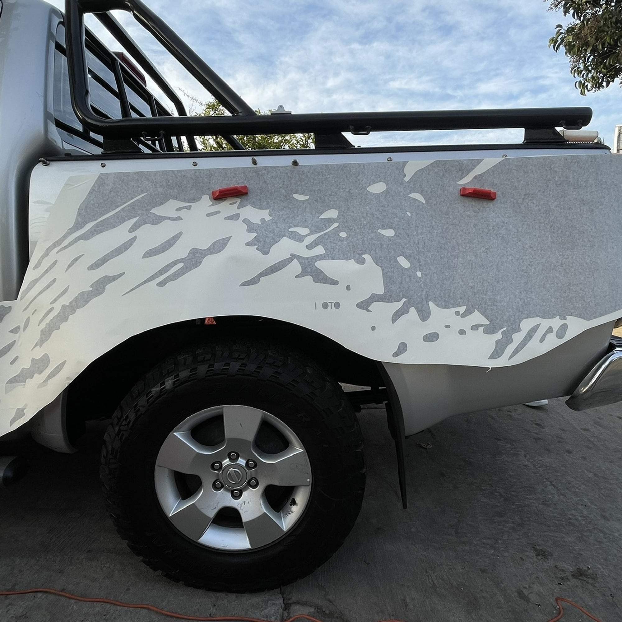 Sticker barro splash para pickup y camionetas 4x4 10