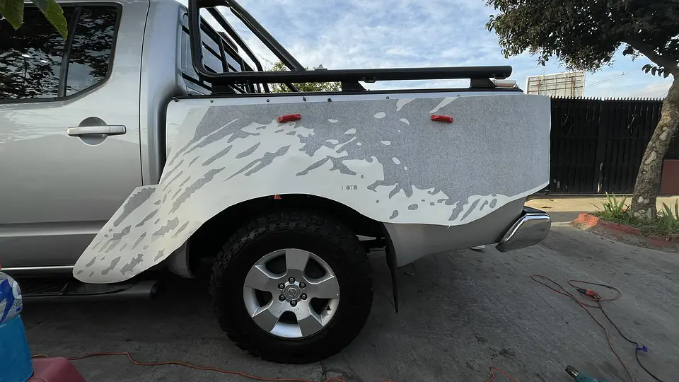 Sticker barro splash para pickup y camionetas 4x4 7