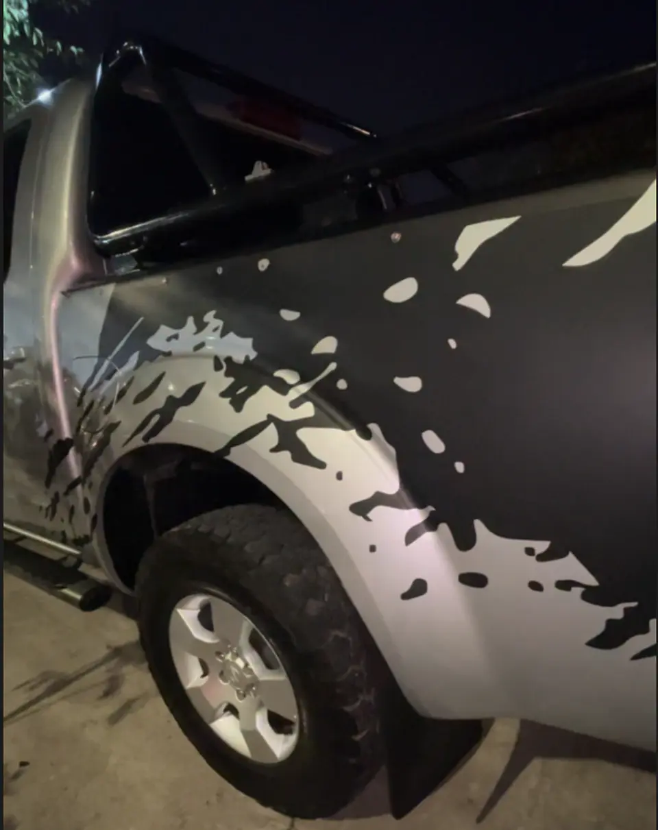 Sticker barro splash para pickup y camionetas 4x4 10