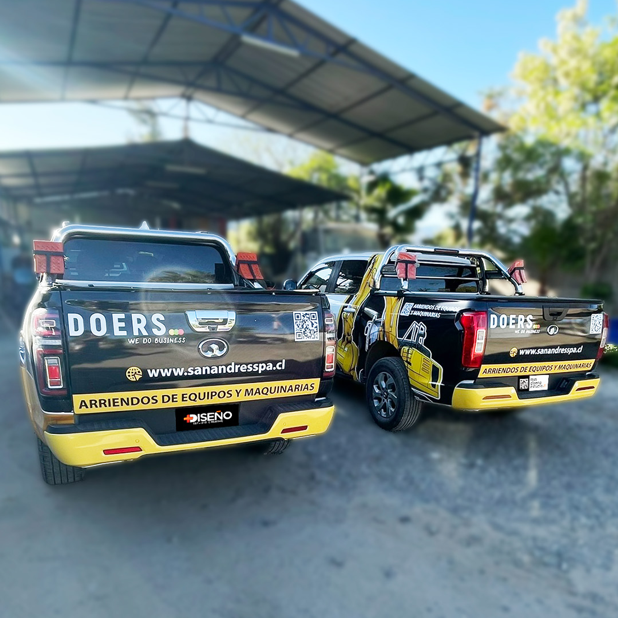 Branding Vehicular Parcial personalizado para camionetas 4x4 13