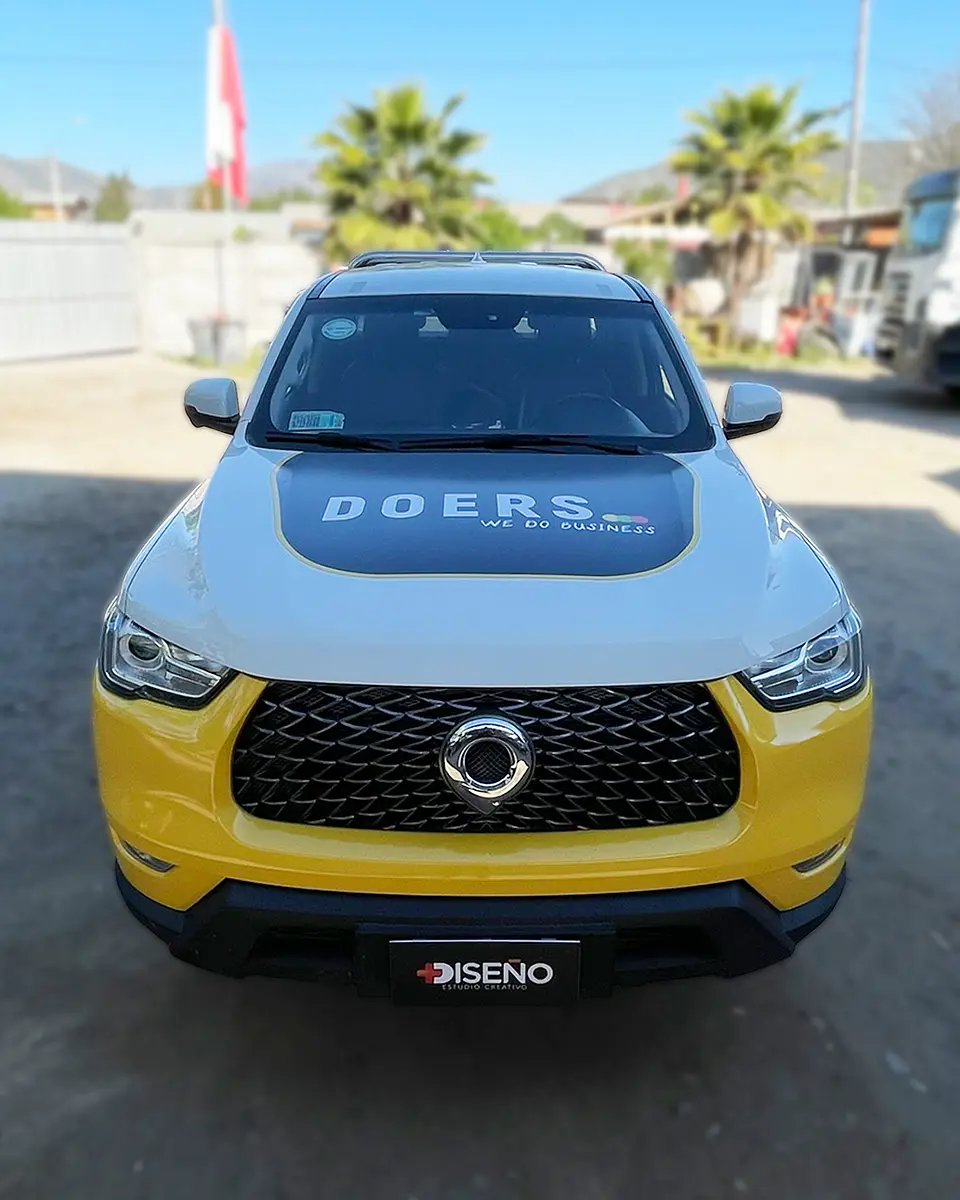 Branding Vehicular Parcial personalizado para camionetas 4x4 15
