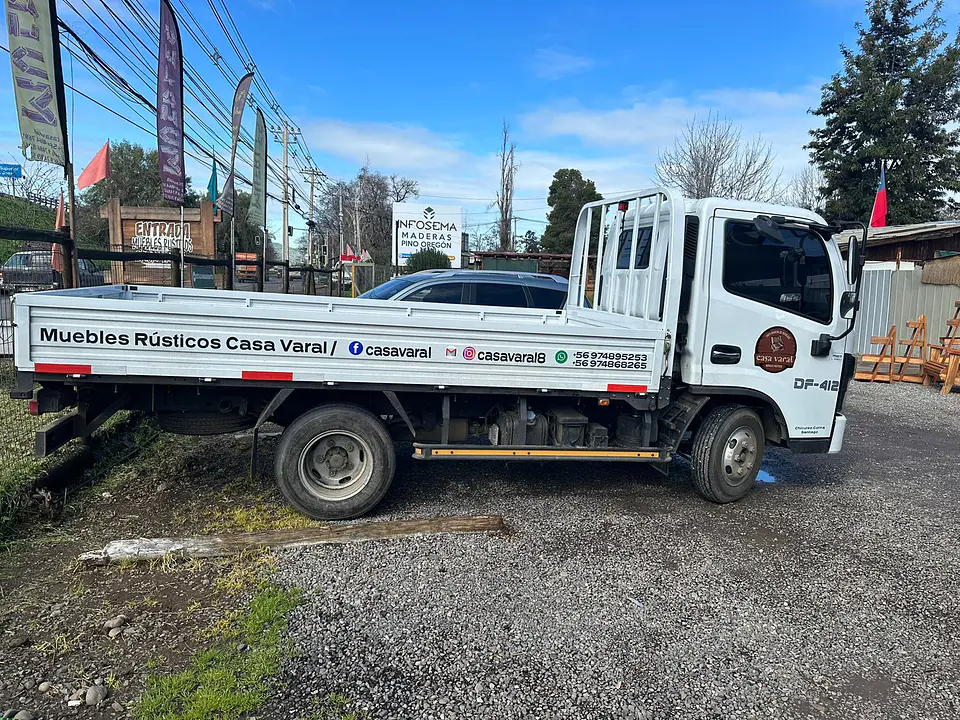 Gráfica Vehicular Furgon De Carga Camión Con Barandas  6