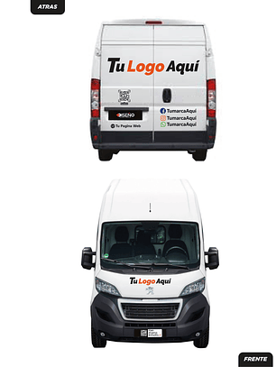 Branding Vehicular Básico para Furgones grandes