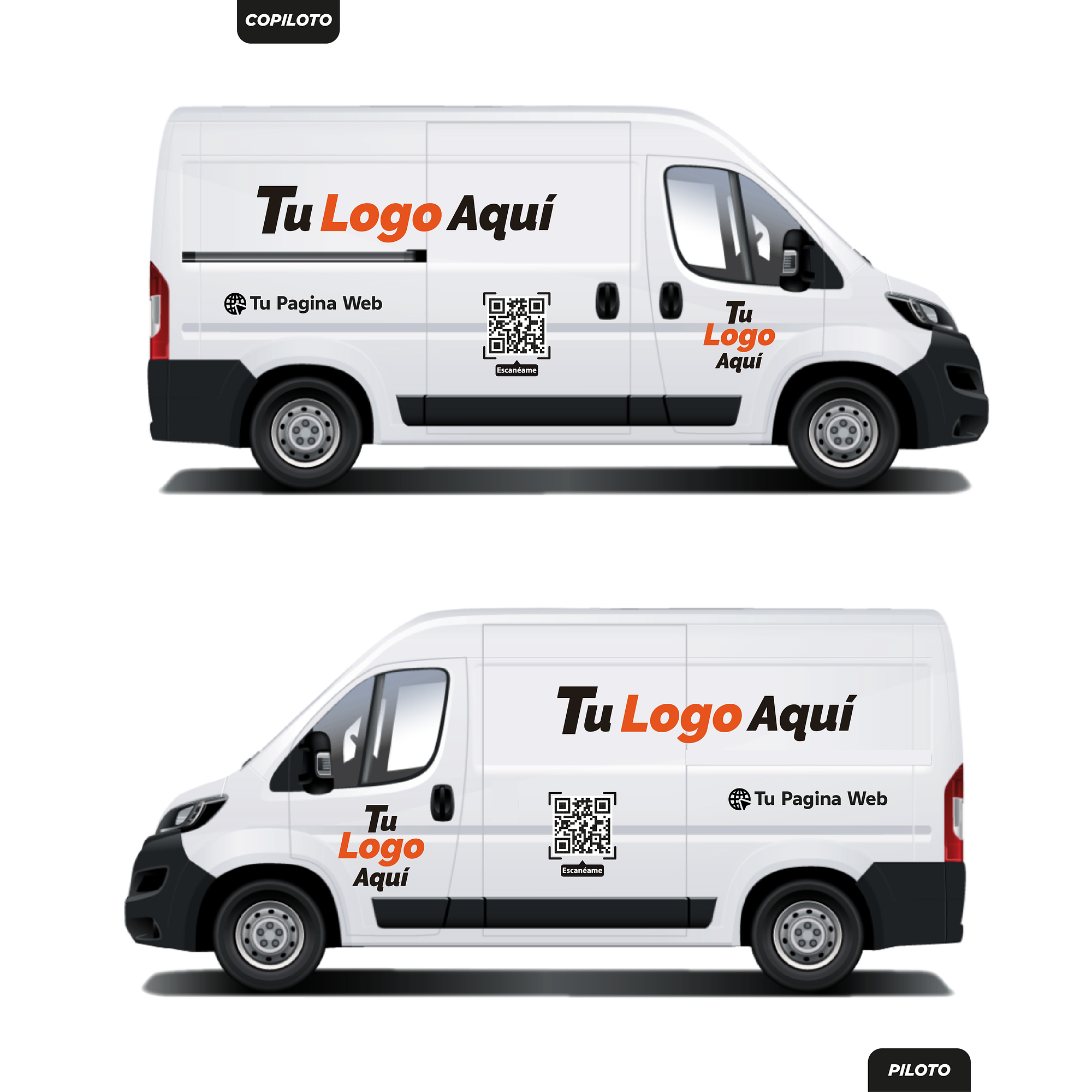 Branding Vehicular Básico para Furgones grandes 2