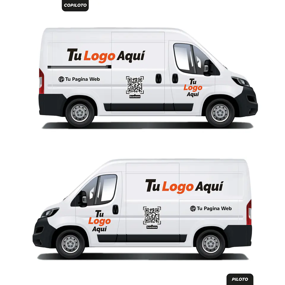 Branding Vehicular Básico para Furgones grandes 2