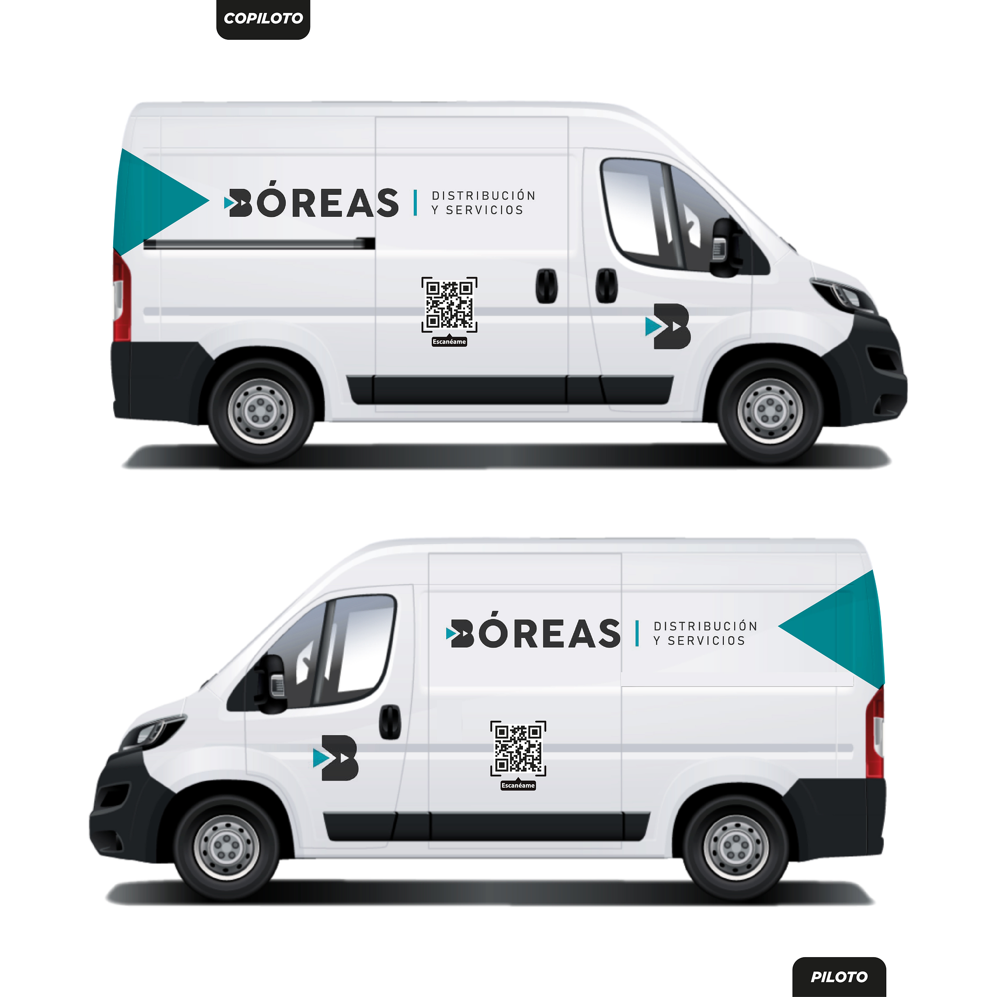 Branding Vehicular Básico para Furgones grandes 3