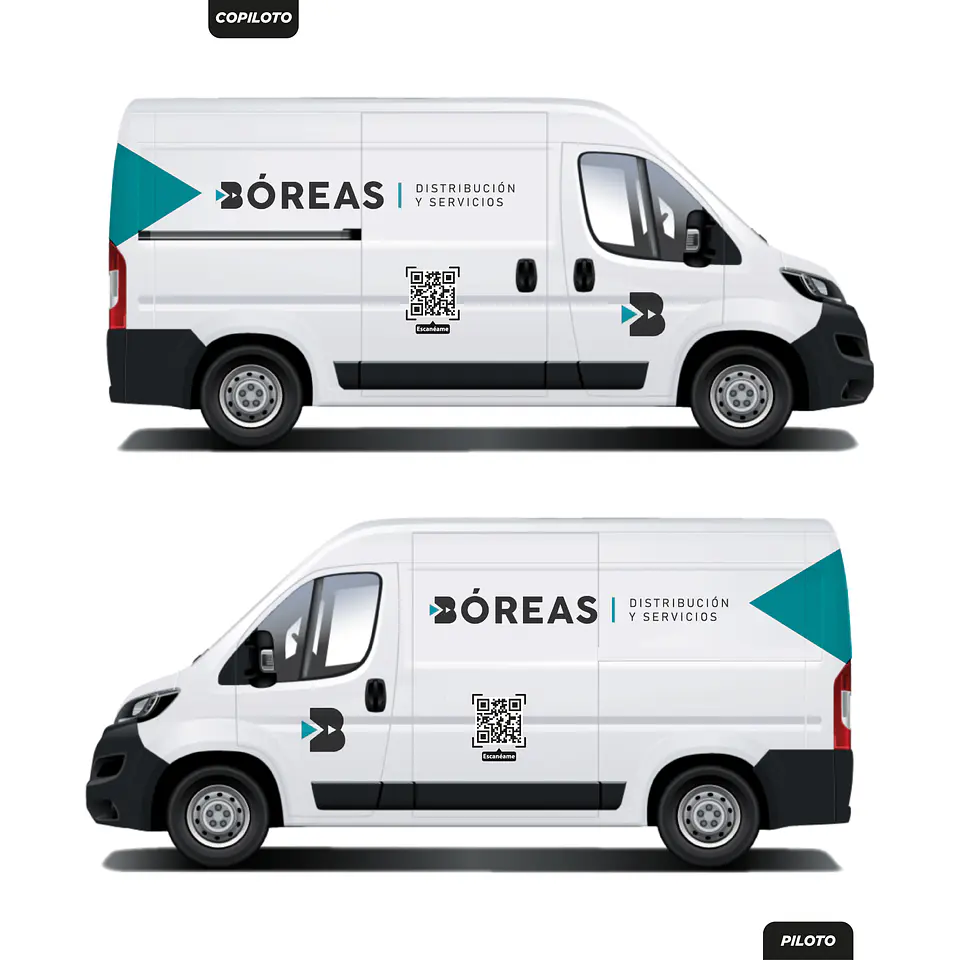 Branding Vehicular Básico para Furgones grandes 3