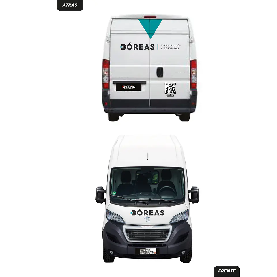 Branding Vehicular Básico para Furgones grandes 4