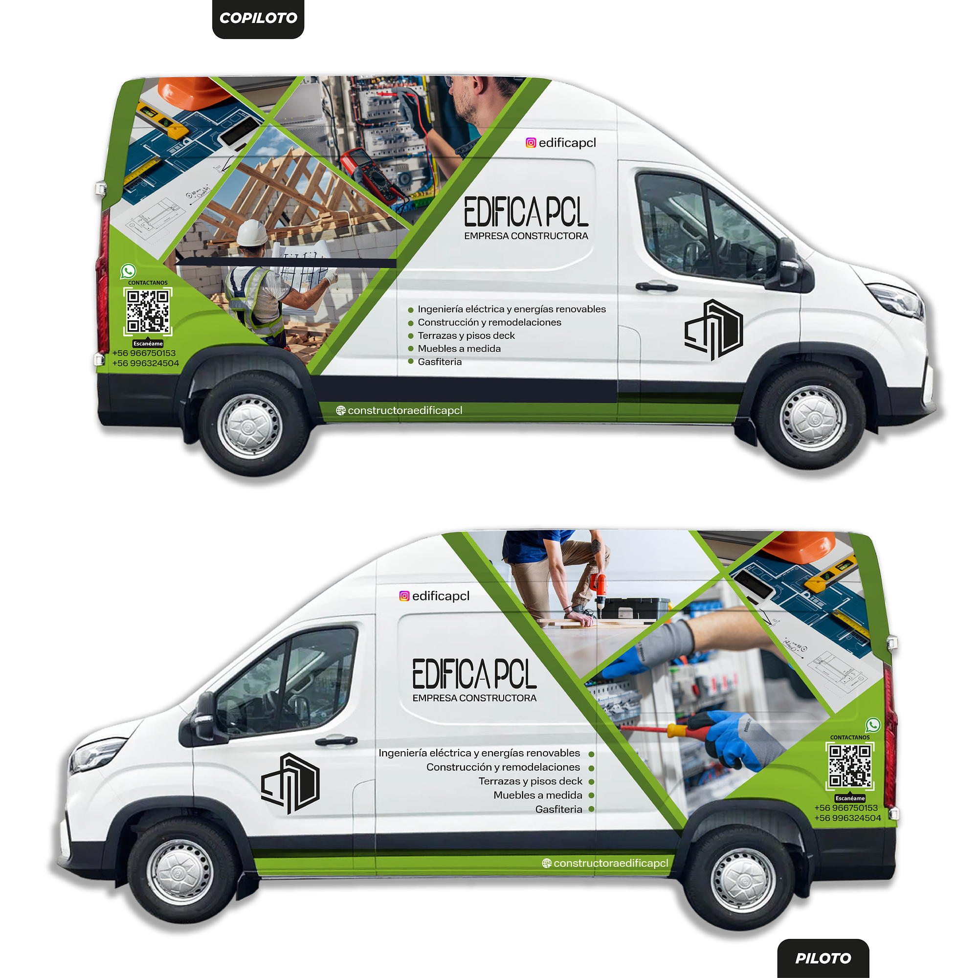 Branding Vehicular Parcial para Furgones de Gran Tamaño 2