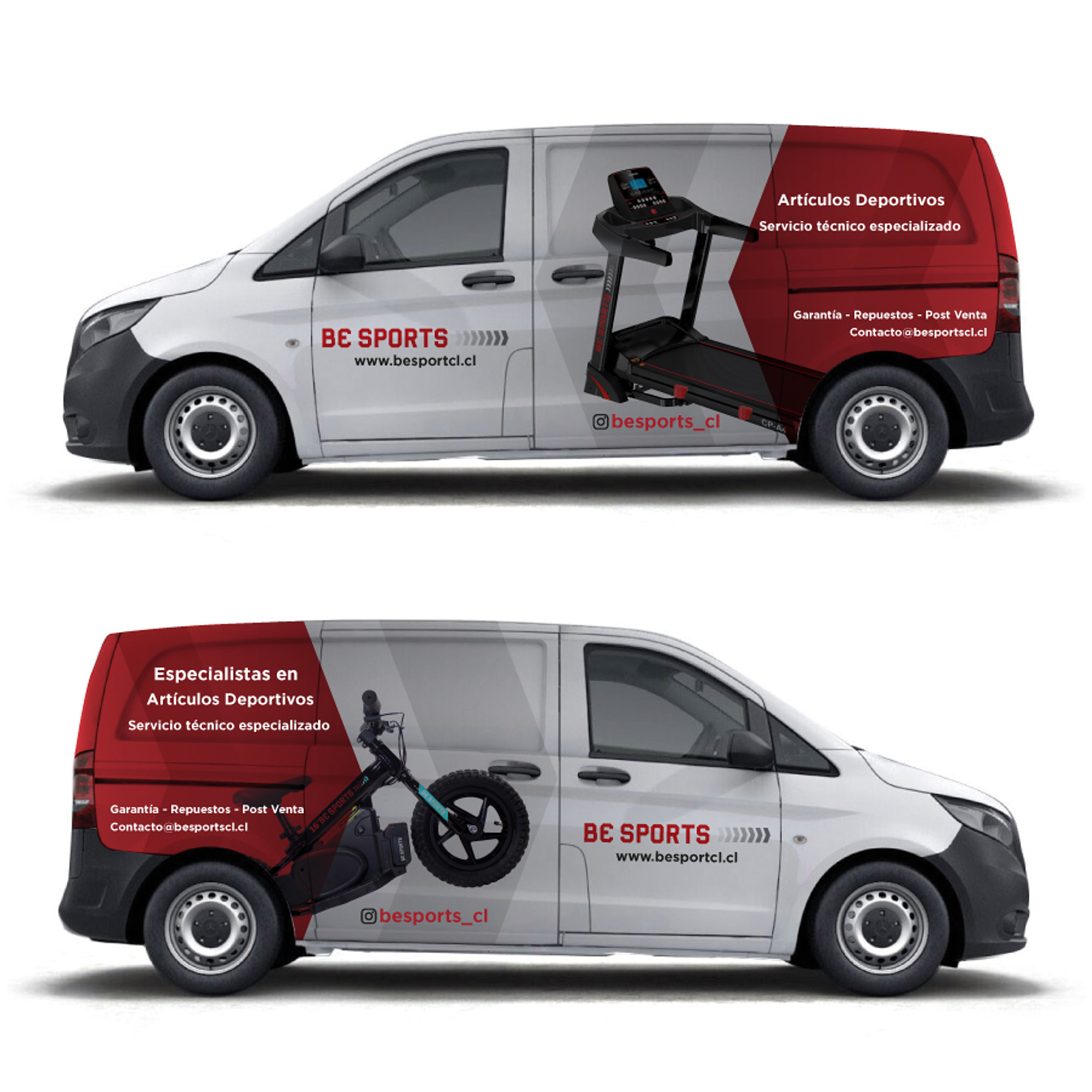 Branding Vehicular Parcial personalizado para Furgones  8