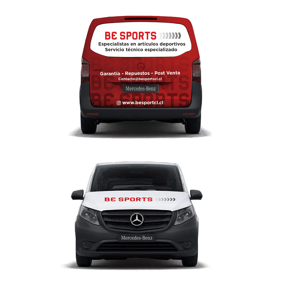 Branding Vehicular Parcial personalizado para Furgones  9