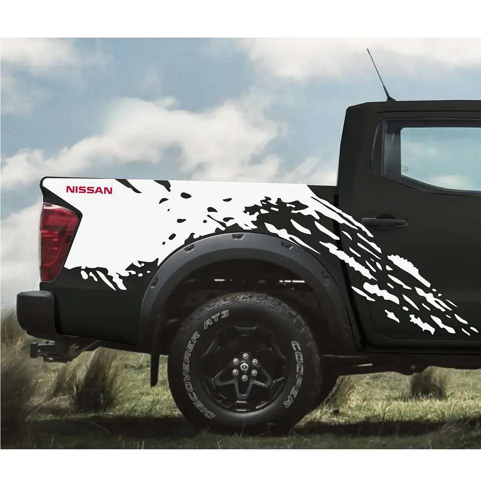 Sticker barro splash para pickup y camionetas 4x4 12