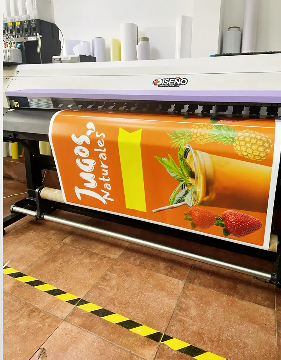 Adhesivo PVC  Promocional sin laminado 1