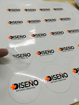 Sticker Adhesivos Trasparente troquelados