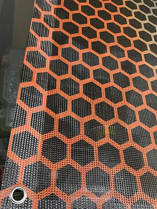 Tela Mesh microperforada