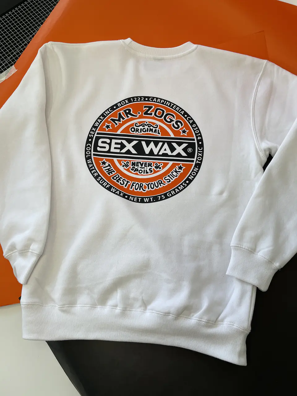 Polerón Polo Algodón Cuello Redondo Estampado Personalizado Unisex 6