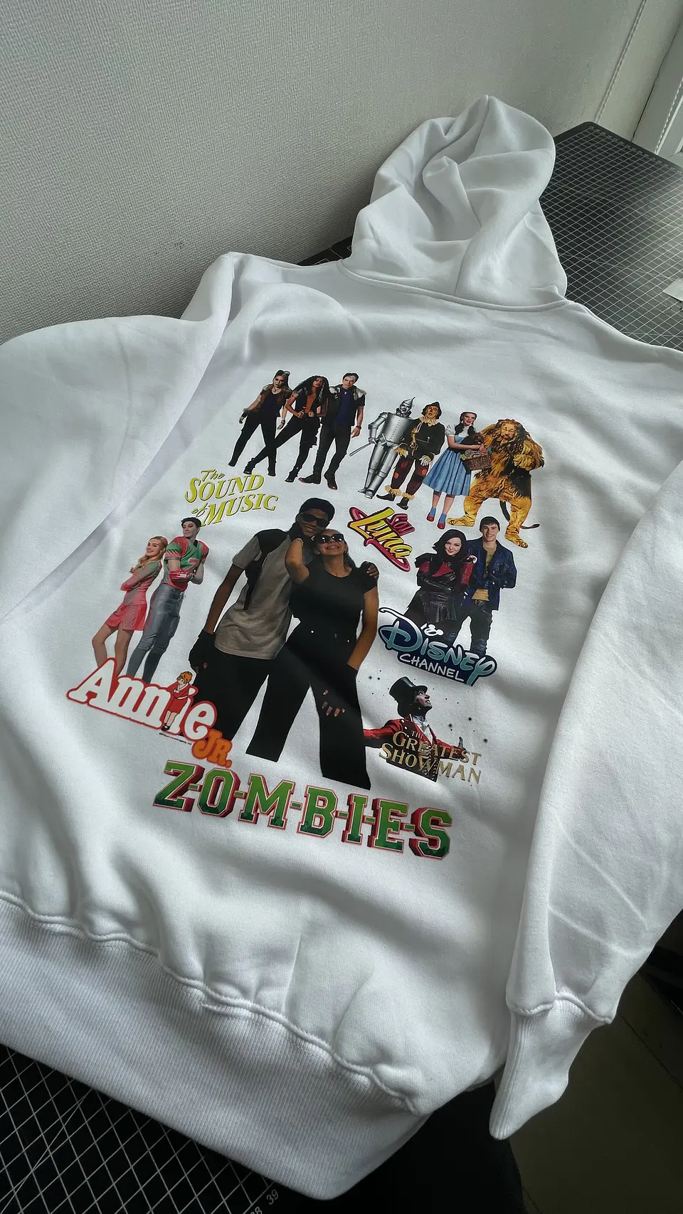 Poleron Canguro Con Capucha Estampado Personalizado  27