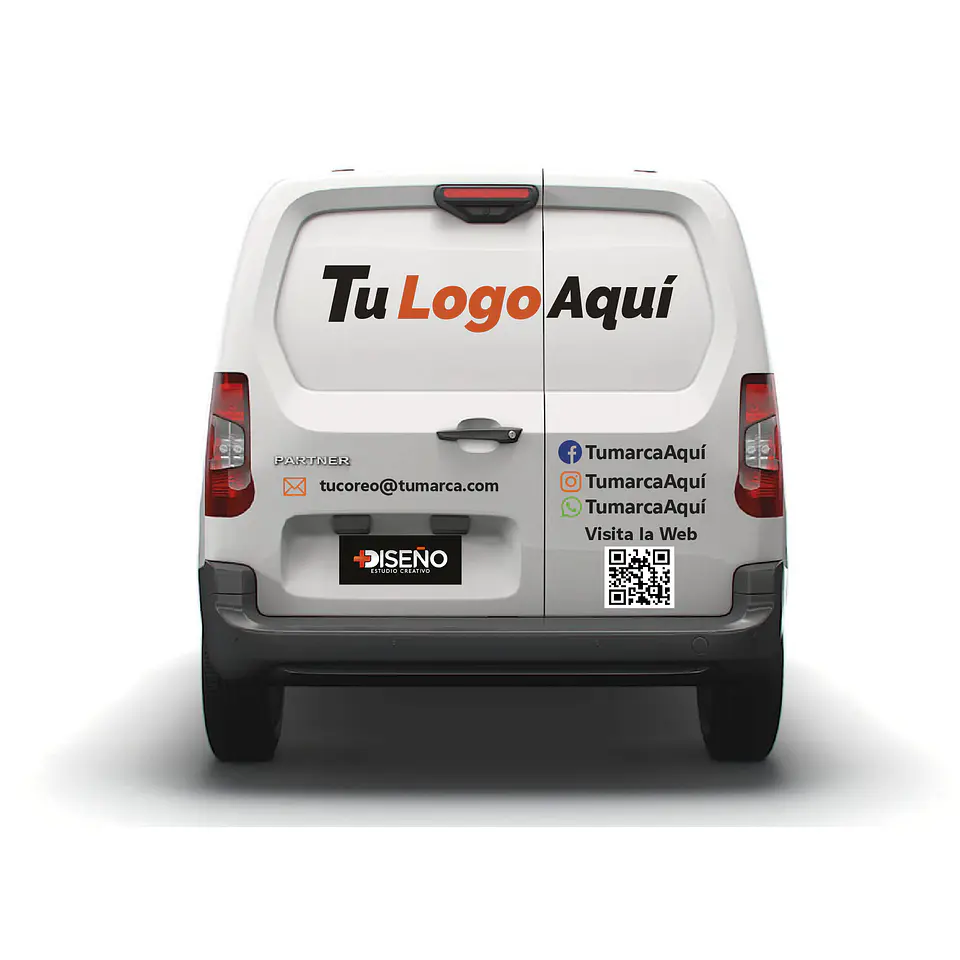 Branding Vehicular Básico personalizado para Furgones  2