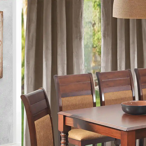 Cortina Argollas NEW VELVET 1.40 X 2.25 BEIGE