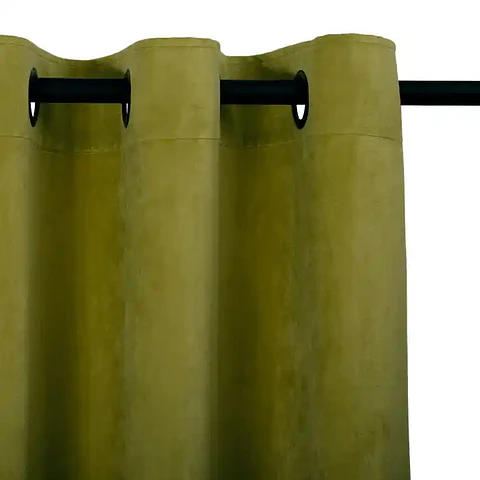 Cortina Argollas NEW VELVET 1.40 X 2.25 OLIVE