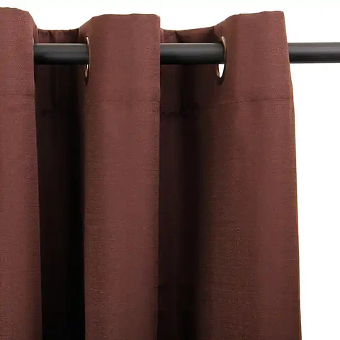 Cortina Argollas B.O. BONDING 1.40 X 2.25 CHOCOLATE