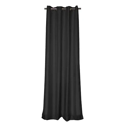 Cortina Argollas Mati Negro 140x225