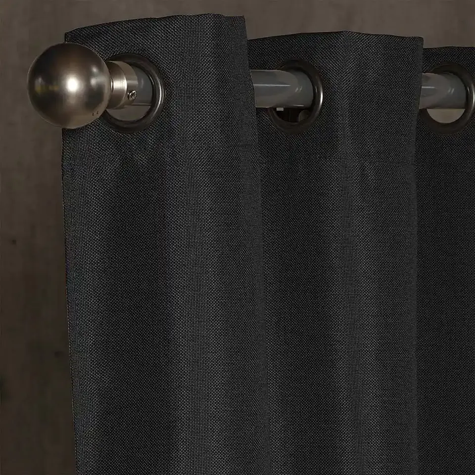 Cortina Argollas Mati Negro 140x225 4