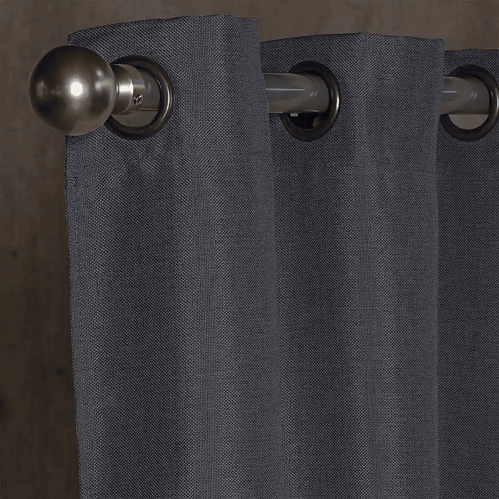 Cortina Argollas Mati Dark Grey 4