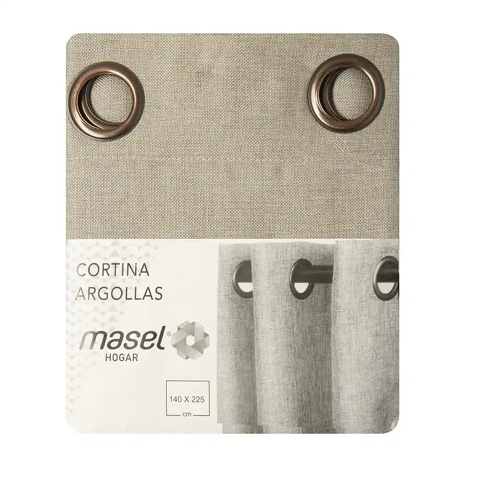 Cortina Argollas Mati Ivory 140x225 3