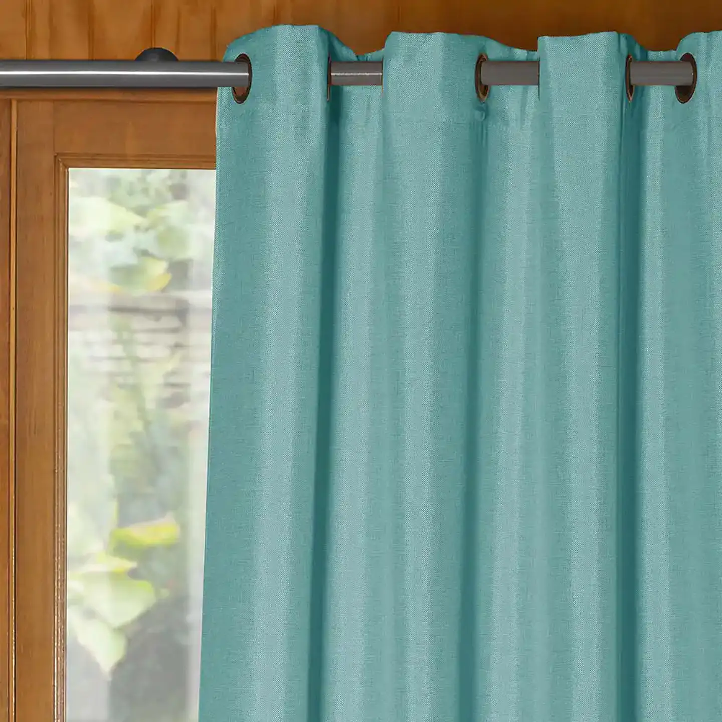 Cortina Argollas Mati Turquesa 140x225 1