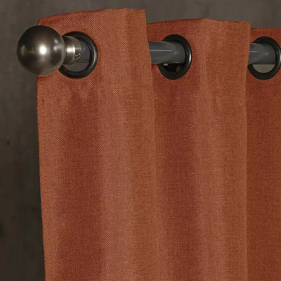 Cortina Argollas Mati Orange 140x225 5