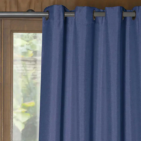Cortina Argollas Mati  Azul 140x225