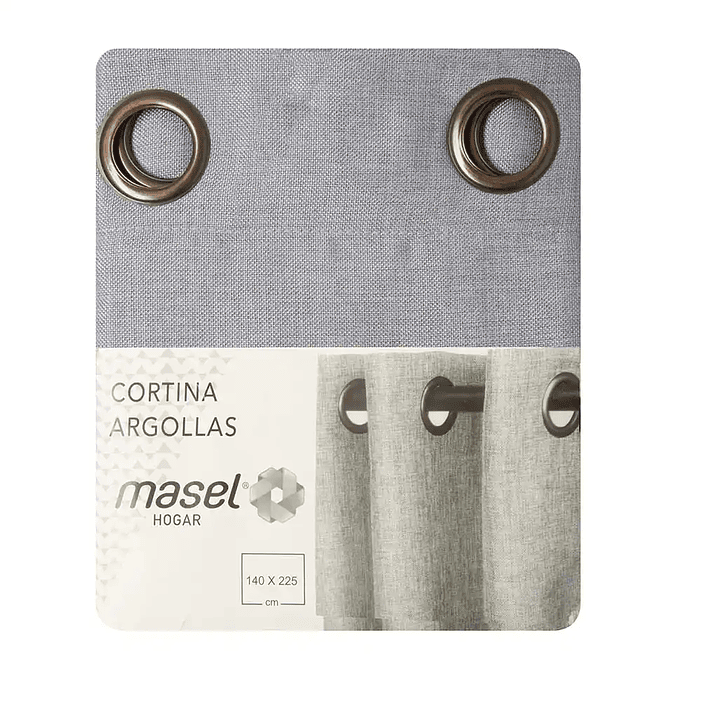 Cortina Argollas Mati Light Grey 3