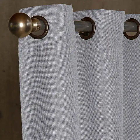 Cortina Argollas Mati  Gris 140x225