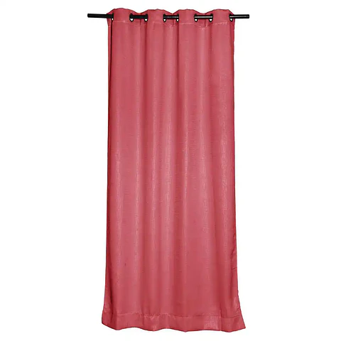  Set 2Cortinas  Embossed Rojo