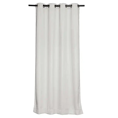  Set 2 Cortinas Embossed Blanco
