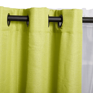 Cortina Barbara 8 pzas. 1.40 x 2.25 PISTACHO