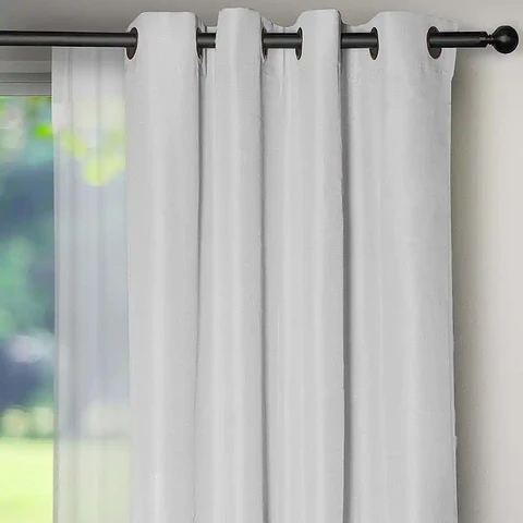 Cortina set Yasmin 8 pzas. 1.40 x 2.25 WHITE