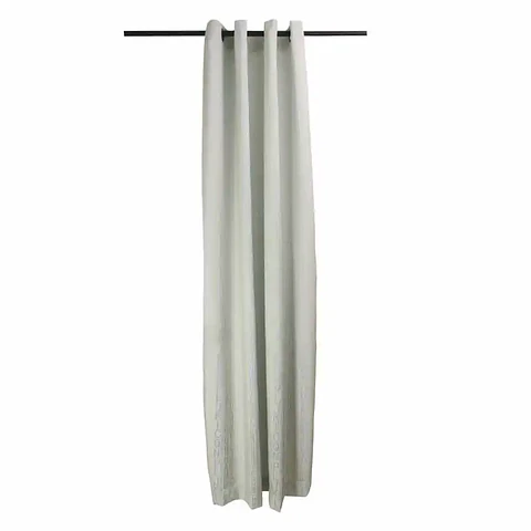 Cortina Argollas Linen Dis. Letras 1.40x2.25 LIGHT BLUE