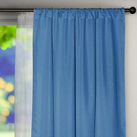 Cortina Set Amalia Pasa Tubo 1.40x2.25 BLUE
