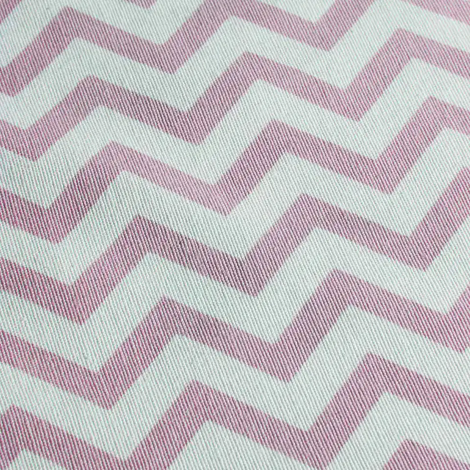 Cortina Argollas Lona Española ZigZag 2.25 cm. ROSADO 6