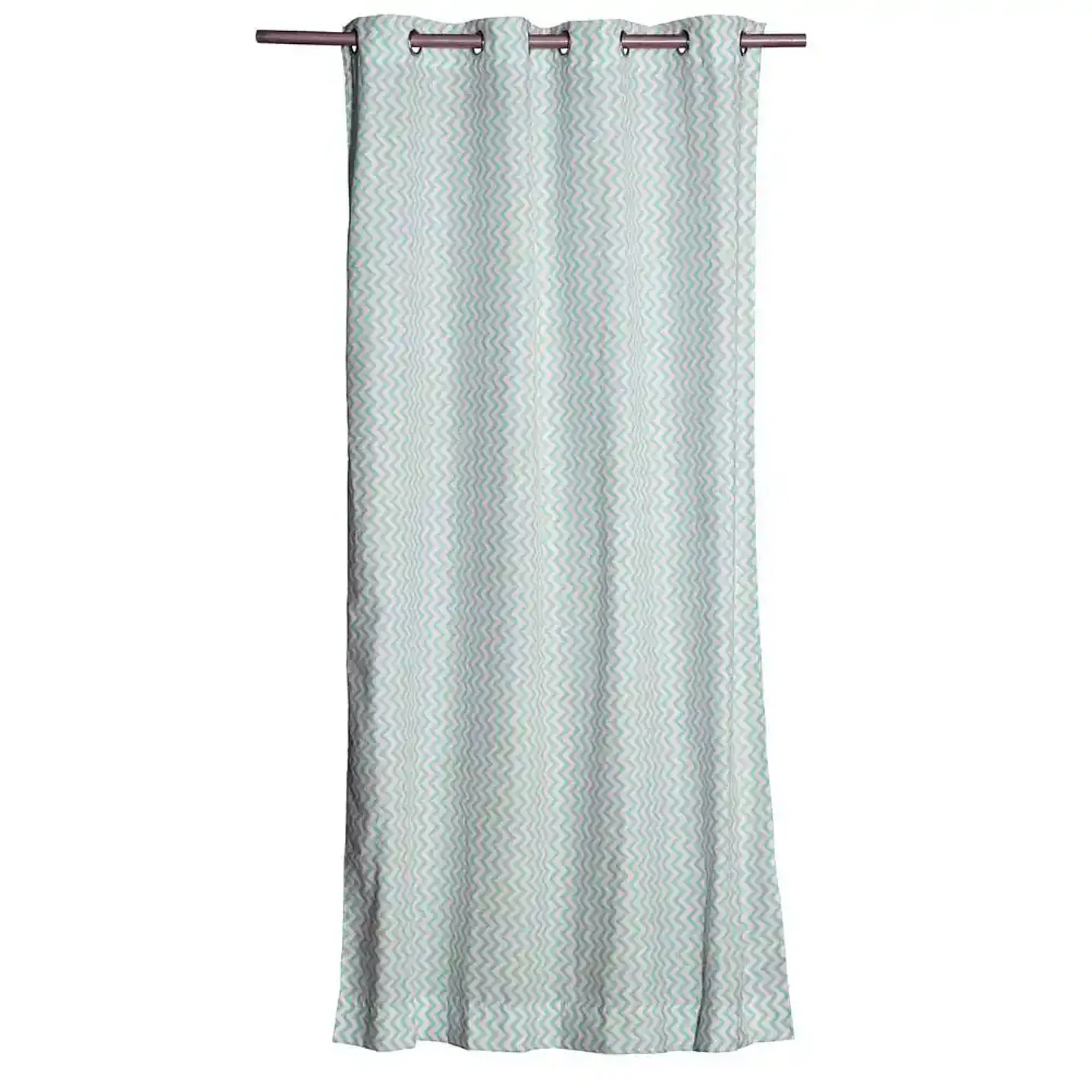 Cortina Argollas Lona Española ZigZag 2.25 cm. JADE 3