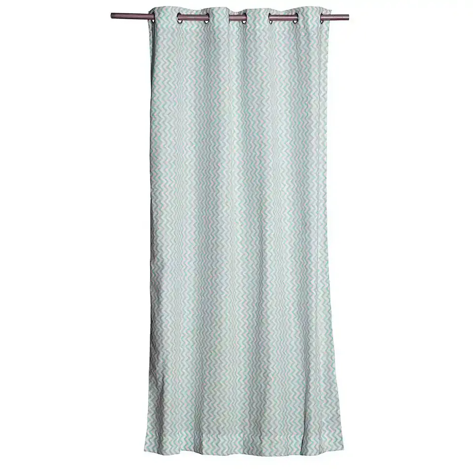 Cortina Argollas Lona Española ZigZag 2.25 cm. JADE 3