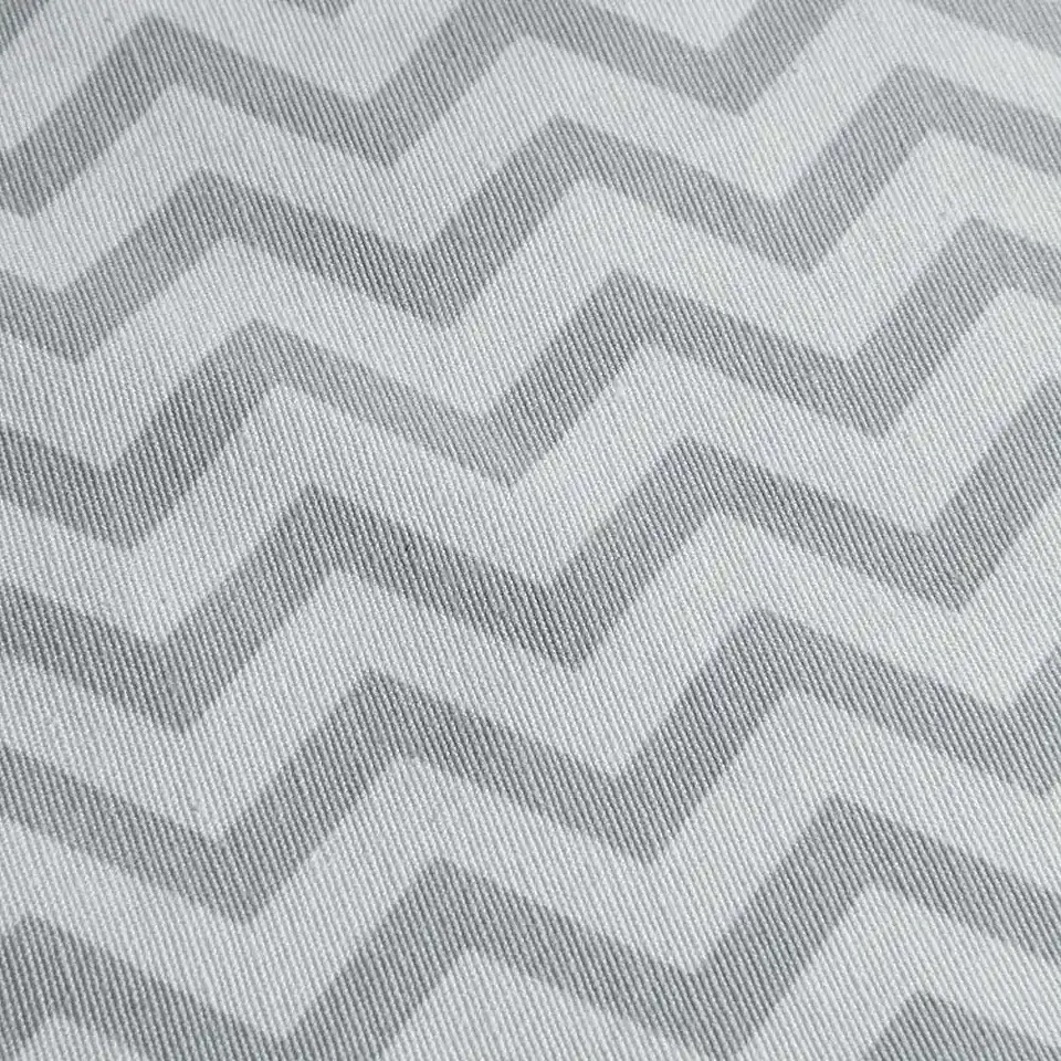 Cortina Argollas Lona Española ZigZag 2.25 cm. GREY 6